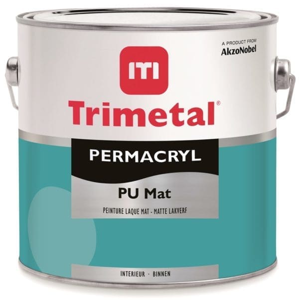 PERMACRYL PU MAT is een hoogwaardige krasvaste polyurethaan acrylaat aflak met goede vloei, watergedragen voor binnen.