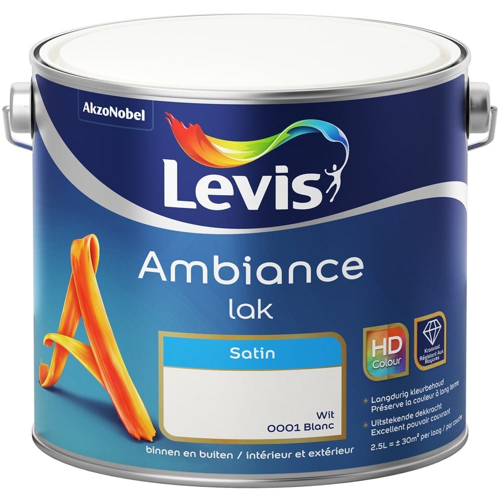 profiel zegevierend lenen Levis Ambiance Lak Satin - Levis Ready Mix Kleuren | PaintDeals.com