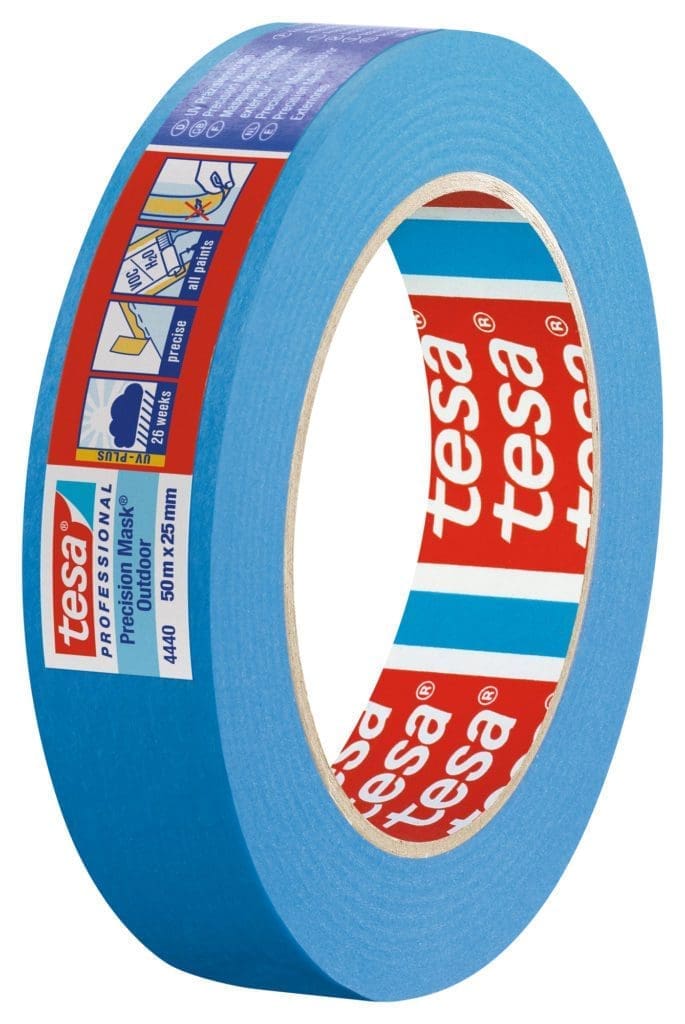 Tesa 4438 Blauwe Maskeertape 25mm x 50m