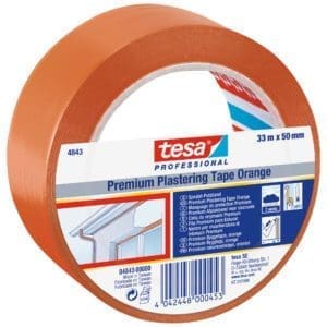 Tesa 60399 Orange Plastering tape 50mm x 33m